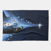 Geburt Christisszene Geschirrtuch (Horizontal)