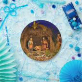 Geburt Christisszene Pappteller (Party)