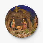 Geburt Christisszene Pappteller (Vorderseite)