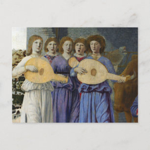 GEBURT, CHRISTLICHE ENGEL von PIERO DELLA FRANCESC Feiertagspostkarte