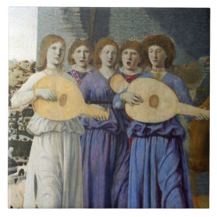 GEBURT, CHRISTLICHE ENGEL von PIERO DELLA FRANCESC Fliese