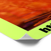 "Geburt der Espressomaschine" Poster (Ecke)