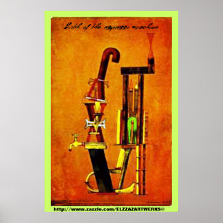 "Geburt der Espressomaschine" Poster