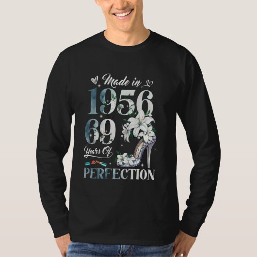 Geburt der Frauen 1956 Geschenke 69 T-Shirt (Vorderseite)