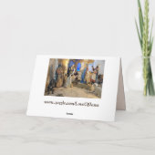 Geburt der Grußkarte Karte (Rückseite)