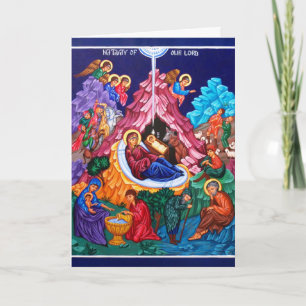 Geburt der Jesus-Holyday-Karte Feiertagskarte