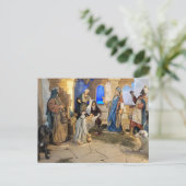 Geburt der Jesus-Postkarte Postkarte (Stehend Vorderseite)