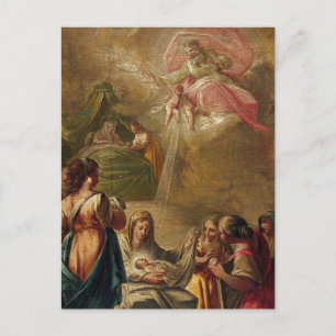 Geburt der Jungfrau von Francesc Pla i Duran Postkarte