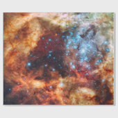 Geburt der Stern-kosmischen Schaffung Geschenkpapier (Flach)