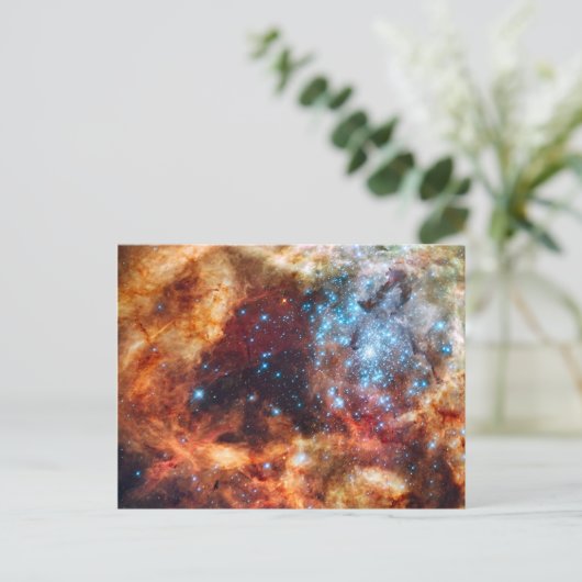 Geburt der Sterne kosmische Postkarte (Stehend Vorderseite)