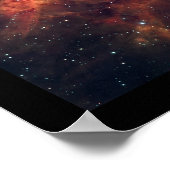 Geburt der Sterne Tarantula Nebula Schwarze Grenze Poster (Ecke)