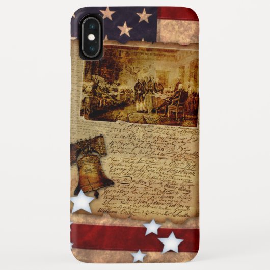 Geburt der USA Case-Mate iPhone Hülle (Rückseite)