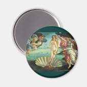 Geburt der Venus, 1485 Magnet (Vorderseite/Rückseite)