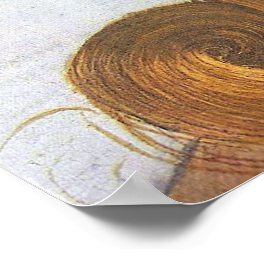 Geburt der Venus Detail, Botticelli Poster (Ecke)