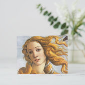 Geburt der Venus Detail, Botticelli Postkarte (Stehend Vorderseite)
