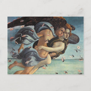 Geburt der Venus, Detail - Mythologisches Paar Postkarte