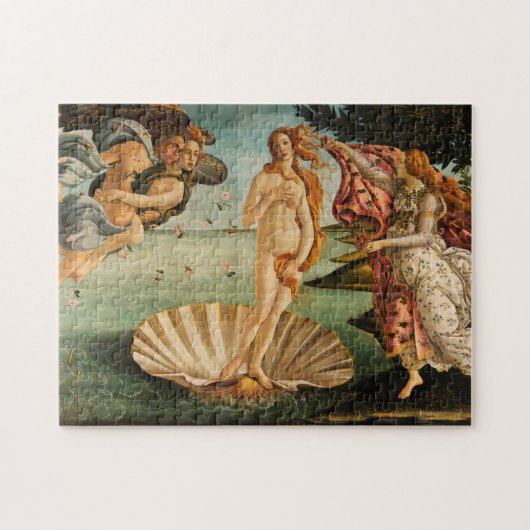 Geburt der Venus durch Botticelli Puzzle (Horizontal)