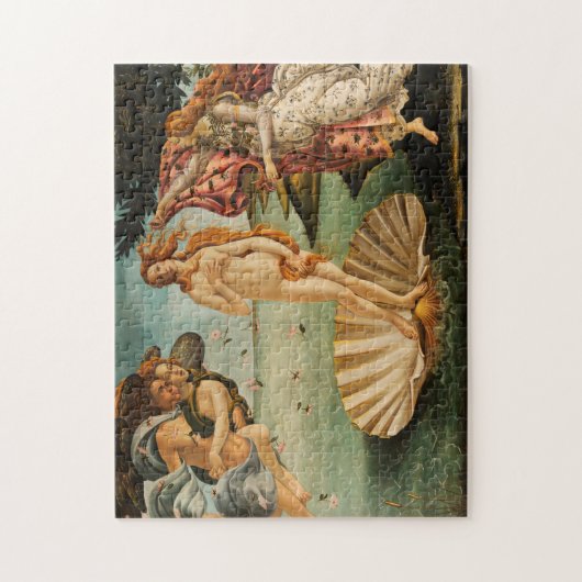 Geburt der Venus durch Botticelli Puzzle (Vertikal)