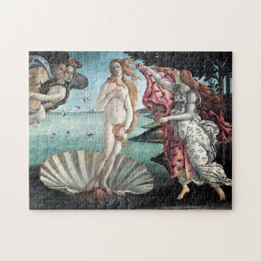 Geburt der Venus durch Botticelli Renaissance Puzzle (Horizontal)