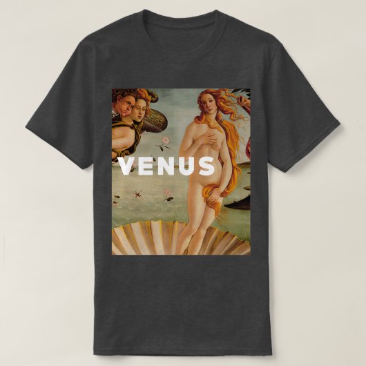 Geburt der Venus durch Botticelli T-Shirt (Design vorne)