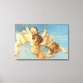 Geburt der Venus, Engel Detail von Alexandre Caban Leinwanddruck (Vorderseite)