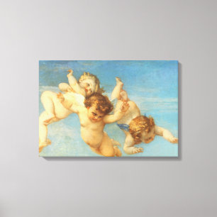 Geburt der Venus, Engel Detail von Alexandre Caban Leinwanddruck