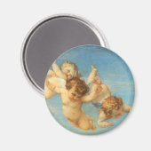 Geburt der Venus, Engel Detail von Alexandre Caban Magnet (Vorderseite/Rückseite)