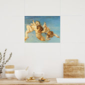 Geburt der Venus, Engel Detail von Alexandre Caban Poster (Küche)