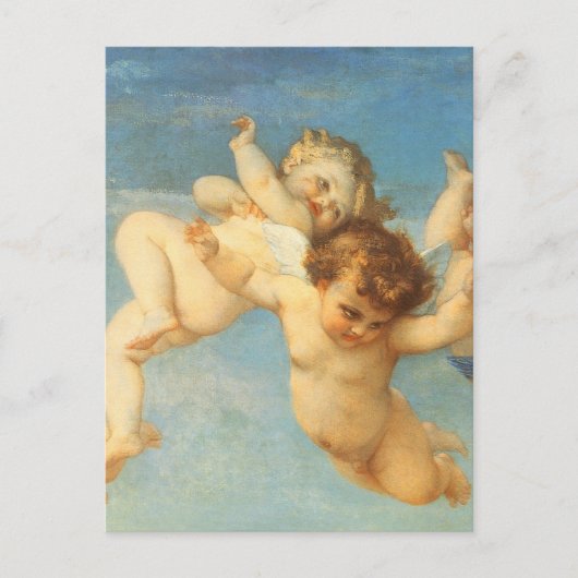 Geburt der Venus, Engel Detail von Alexandre Caban Postkarte (Vorderseite)