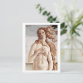 Geburt der Venus im Detail Postkarte (Stehend Vorderseite)
