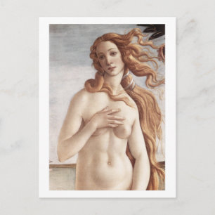 Geburt der Venus im Detail Postkarte