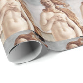 Geburt der Venus im Detail von Sandro Botticelli Geschenkpapier (Rolleneckpunkt)