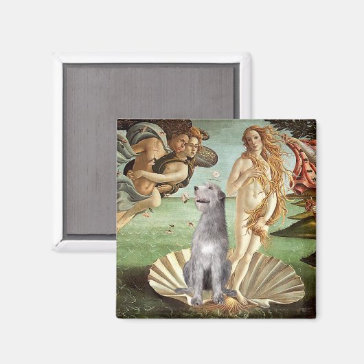 Geburt der Venus-Irish Wolfhound #6 Magnet (Vorderseite/Rückseite)