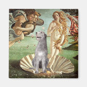 Geburt der Venus-Irish Wolfhound #6 Magnet (Vorne)