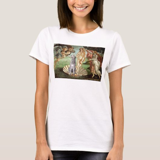 Geburt der Venus-Irish Wolfhound #6 T-Shirt (Vorderseite)