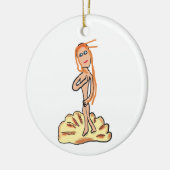 Geburt der Venus Keramik Ornament (Links)