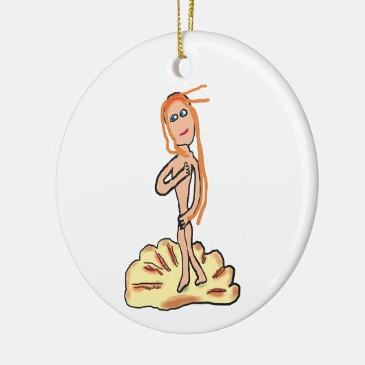 Geburt der Venus Keramik Ornament (Links)