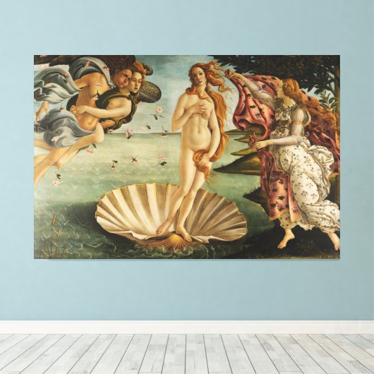 Geburt der Venus Leinwanddruck (Insitu (Holzboden))