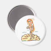 Geburt der Venus Magnet (Vorderseite/Rückseite)