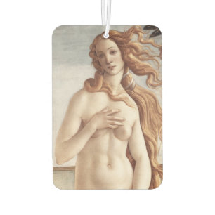 Geburt der Venus, nah von Sandro Botticelli Autolufterfrischer