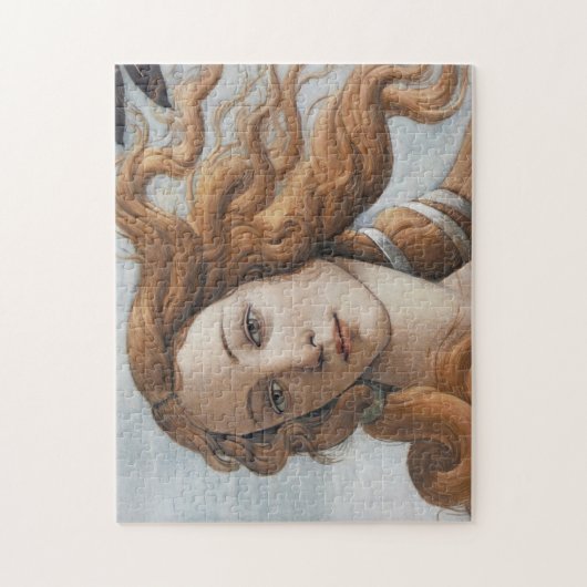 Geburt der Venus nah von Sandro Botticelli Puzzle (Vertikal)