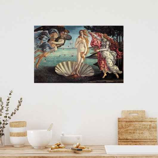 Geburt der Venus Poster (Küche)