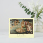 Geburt der Venus Postkarte (Stehend Vorderseite)