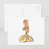 Geburt der Venus Postkarte (Vorne/Hinten)