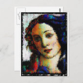 Geburt der Venus Postkarte (Vorne/Hinten)