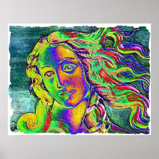 Geburt der Venus Rough Edge Poster (Vorne)