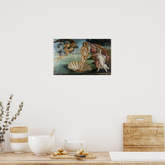Geburt der Venus Sandro Botticelli Poster (Küche)