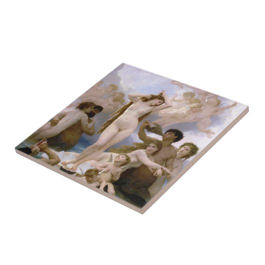 Geburt der Venus von William-Adolphe Bouguereau Fliese (Seite)