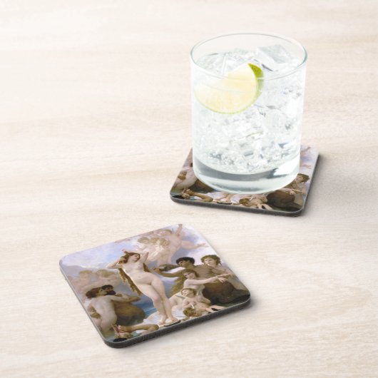 Geburt der Venus von William-Adolphe Bouguereau Getränkeuntersetzer (Rechte Seite)