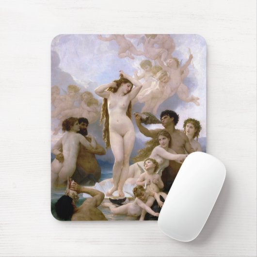 Geburt der Venus von William-Adolphe Bouguereau Mousepad (Mit Mouse)